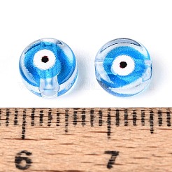Perles acryliques transparentes imprimées&nbsp;TACR-T030-22C