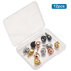 Perles de zircone cubique en laiton micro pavé halloween&nbsp;ZIRC-TA0001-05
