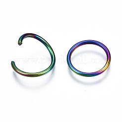 Ionenplattierung (IP) 304 Edelstahl offene Biegeringe&nbsp;STAS-S119-003