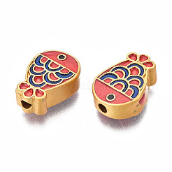 Perles d'émail d'alliage de placage de support&nbsp;ENAM-N056-037B