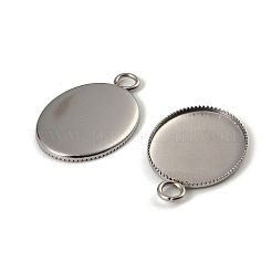 Pendentifs cabochons en acier inoxydable 304&nbsp;X-STAS-NH0002-01B-P