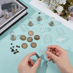 DIY-Bausätze zum Herstellen von Anhängern aus Messing und Glas&nbsp;DIY-BC0015-27G