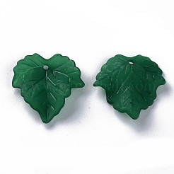 Pendentifs en acrylique givré transparent thème automne&nbsp;X-PAF002Y-29