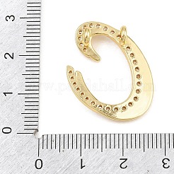Messing micro pave klare zirkonia anhänger&nbsp;CU-CBA8481-01G-C
