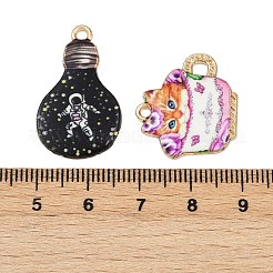 20 Stück 10 Style Legierung Emaille Anhänger&nbsp;ENAM-SC0003-45