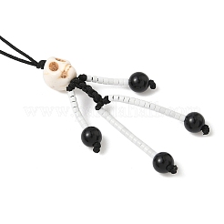 Colgante con cuentas de vidrio&nbsp;HJEW-MZ00284-06