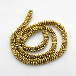 Electroplate non magnetici ematite sintetico fili di perline&nbsp;G-J209A-01