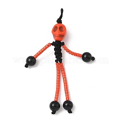 Anhänger aus Glasperlen mit Halloween-Motiv&nbsp;PALLOY-MZ00777