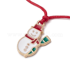 2 pulsera con dijes de esmalte de aleación navideña&nbsp;BJEW-JB11229