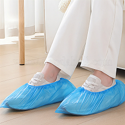 Couvre-chaussures imperméables jetables en plastique&nbsp;AJEW-WH20121-18