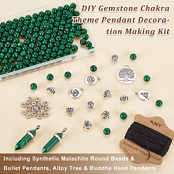 DIY Edelstein-Chakra-Anhänger-Dekorationsset&nbsp;DIY-OC0011-97A