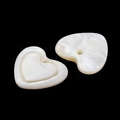Pendenti intagliati in conchiglia d'acqua dolce naturale&nbsp;SHEL-K006-70B