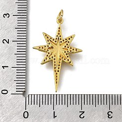 Pendenti in zirconi cubici trasparenti in micro pavè di ottone&nbsp;ZIRC-I070-087G