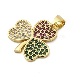 Colgante micropavé cubic zirconia de latón&nbsp;KK-I360-080G