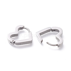 Orecchini a cerchio huggie in acciaio inossidabile 304 anti-ossidazione&nbsp;X-EJEW-O099-07P