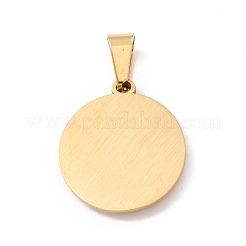 Ciondolo in acciaio inossidabile 304 con placcatura sotto vuoto pvd&nbsp;STAS-C045-04G