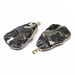 Jade blanc naturel teints gros pendentifs&nbsp;G-N334-001