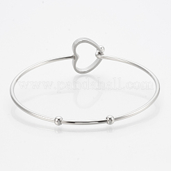 Anlaufgeschützte Armreifen aus 304 Edelstahl&nbsp;STAS-N084-03