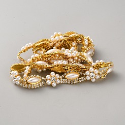 Legierung Strass Gliederketten&nbsp;LCHA-WH20001-01G