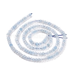 Natürliche Aquamarin Perlen Strang&nbsp;G-E591-02