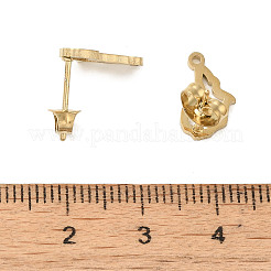 Accesorios para pendientes de acero inoxidable 304 con revestimiento iónico (IP)&nbsp;STAS-I206-02G