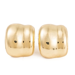 Orecchini in ottone placcato a cremagliera&nbsp;EJEW-S219-18G