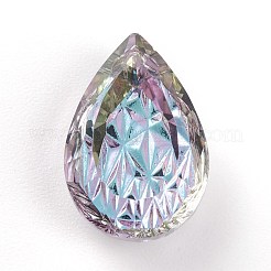Geprägte Glas Strass Anhänger&nbsp;GLAA-J101-05B-001VL