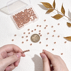 Perles en laiton&nbsp;KK-PH0012-56RG-03