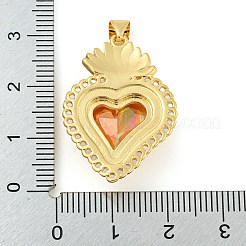 Cremagliera pendenti in ottone placcatura&nbsp;ZIRC-L100-163G-01
