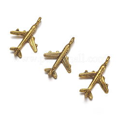 Tibetischer stil Aluminium Anhänger & Charms&nbsp;TIBEB-A101638-AG-FF