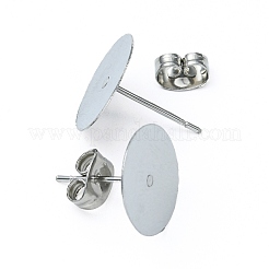 100 Stück Ohrstecker-BeZubehör aus 304 Edelstahl&nbsp;STAS-YW0001-43A