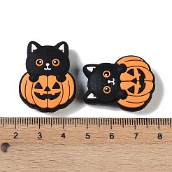 Perles focales en silicone sur le thème d'Halloween&nbsp;SIL-M005-04C