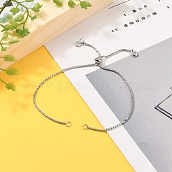 Fabrication de bracelets coulissants/bolo réglables en acier inoxydable 304&nbsp;AJEW-JB00781-01