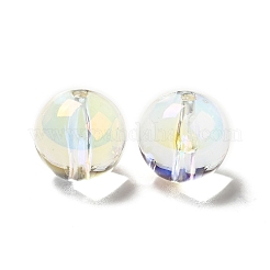 Placcatura uv perline acriliche trasparenti iridescenti arcobaleno&nbsp;TACR-A005-01-M
