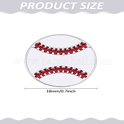 1 Stück Baseball-Emaille-Anstecker&nbsp;JEWB-LP0004-66