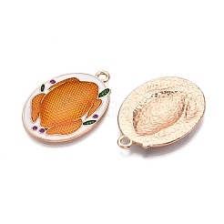 Emaille-Anhänger aus Legierung mit Thanksgiving-Motiv&nbsp;ENAM-T020-52F-01