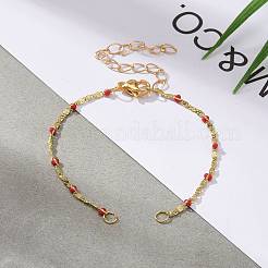 Fabrication de bracelets en émail&nbsp;AJEW-JB00972-01