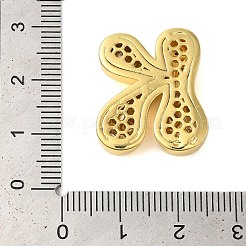 Micro pavé di ottone placcato a cremagliera perdanti di zirconi trasparenti&nbsp;KK-C067-11G-K