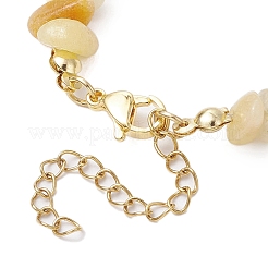 Pulseras de cuentas de jade con topacio natural y turquesa sintética con forma de estrella de mar para mujer&nbsp;BJEW-JB11264-05