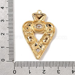 Ciondoli in strass in acciaio inossidabile 304&nbsp;SA-CBAA9A2-01G-01
