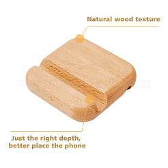 Supports de téléphone portable en bois&nbsp;DJEW-WH0039-18