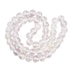 Brins de perles au chalumeau transparentes lumineuses faites à la main&nbsp;LAMP-T017-04A