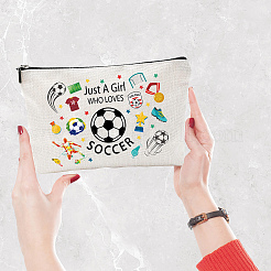 Aufbewahrungstaschen aus Polycotton-Canvas&nbsp;ABAG-WH0029-065