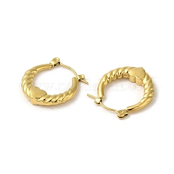 Orecchini a cerchio in acciaio inossidabile 304 per donna&nbsp;EJEW-B051-05G
