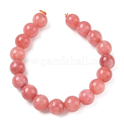 Gefärbte natürliche malaysia jade perlen stränge&nbsp;G-G021-02C-22
