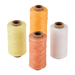 4 Rolle 4 Farben gewachste Polyesterschnur&nbsp;YC-TA0001-29D