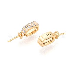 925 Sterling Silber Micro pave Zirkonia Anhänger Kautionen&nbsp;STER-N016-89G