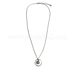 925 Sterlingsilberring mit Apfelanhänger-Halskette als Weihnachtsgeschenk&nbsp;FS-WG3DD5F-01