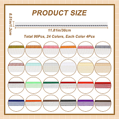 Buchbinde-Stirnbänder aus Polyester&nbsp;DIY-CP0010-87B