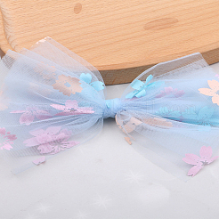 4.5 m Chinlon-Tüllrollen mit Sakura-Aufdruck&nbsp;DIY-LP0005-97A
